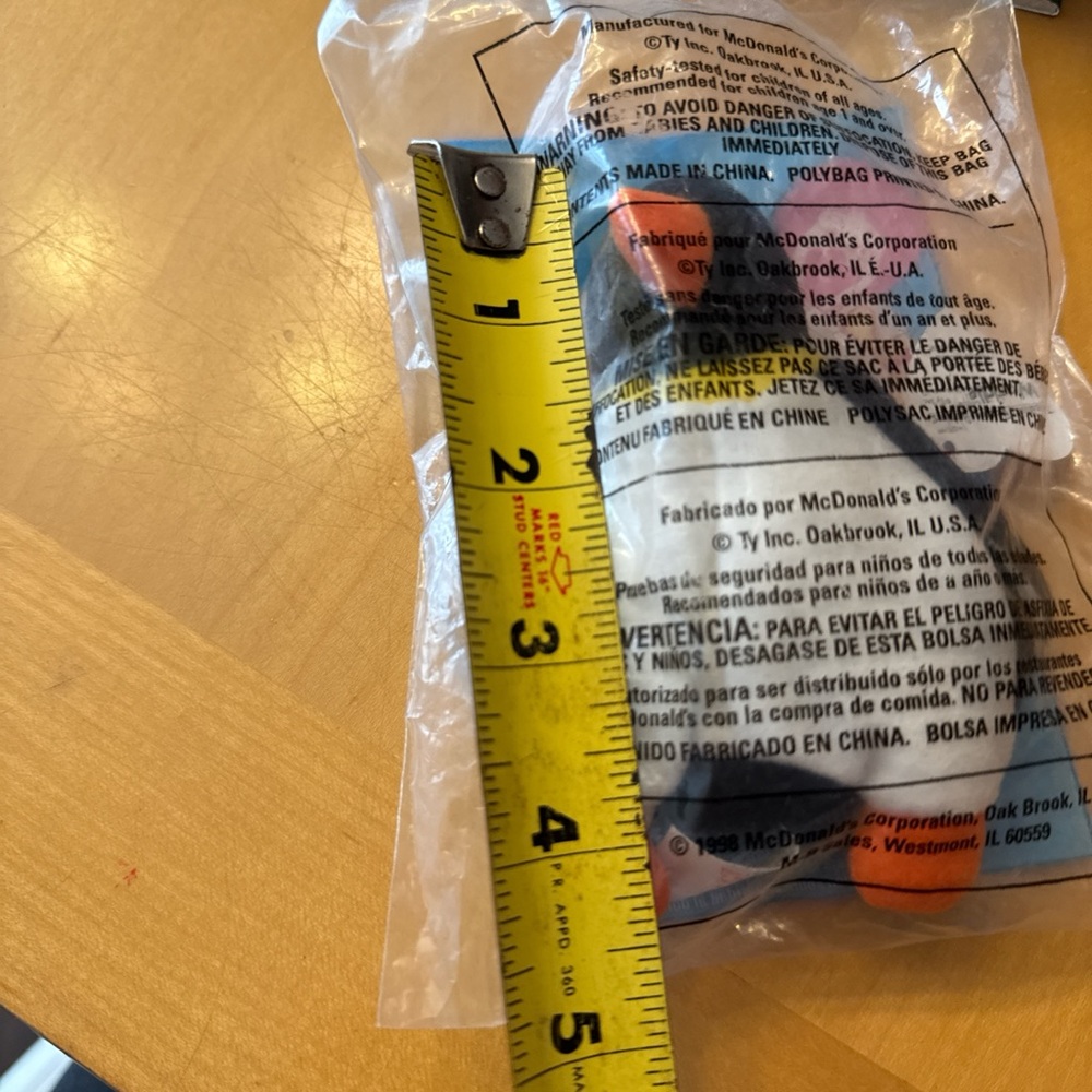 McDonald's Blue and Red Toy Packaging - Picture 6 of 6